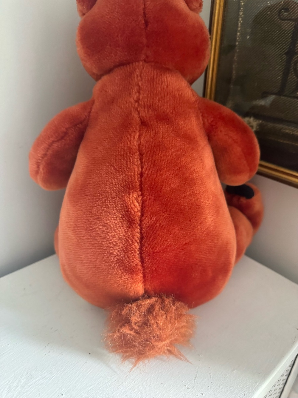 Vintage Disney Humphrey the Bear Plush Orange Bear Soft Stuffed Toy like new - Picture 7 of 7